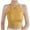 Yellow, variant on CFLVAEK Tank Top with Built in Bra for Women Casual Summer Halter Tank Tops Slim Fit Sleeveless Tunic Tops Solid Color Cotton Clothes Red Free Size