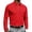 Red, variant on Long Sleeve Polo Shirts for Men Relaxed Fit Dress Button Golf Shirt With Pocket, S
