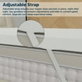 thumbnail image 5 of Continental Sleep, 2" Medium Firm Mattress Toppers with Breathable Cover CertiPUR-US, Twin, White, 5 of 7