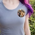 thumbnail image 2 of Horses Selfie Pinback Button Pin, 2 of 5