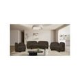 thumbnail image 6 of Meridian Furniture Daphne Brown Chenille Fabric Loveseat, 6 of 19