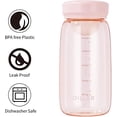 thumbnail image 4 of Mini Plastic Water Bottle without Straw, 10 oz Small Plastic Bottle BPA Free & Safe for Girls, Kids, Fast Flow, Durable for Milk Tea (Pink), 4 of 5