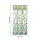 thumbnail image 2 of Cortina de gasa con diseño de peonías para puertas de cristal | Juego de 2 piezas con encaje colgante | Cortinas transparentes para ventanas francesas de dormitorio | 99,5 x 199,5 cm, 2 of 5