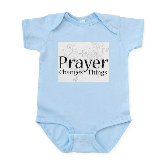 CafePress - Prayer Changes Things Infant Bodysuit - Baby Light Bodysuit, Size Newborn - 24 Months