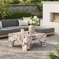 thumbnail image 2 of Valen Coffee Table in Red Marble, 2 of 10