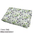 thumbnail image 5 of Cactus Floor Pillow Lounger Cover, Cartoon Style Inspired Drawing of Hedgehog Animals Saguaro and Prickly Pear, Nap Mat Printed Fabric Case for 5 Pillows, 88" x 36", Multicolor, by Ambesonne, 5 of 5