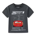 thumbnail image 2 of Disney Cars Lightning McQueen Short Sleeve T-Shirt and Mesh Short Set (Boys), 2 Piece Set, Sizes 2T-7, 2 of 8