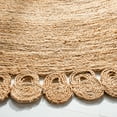 thumbnail image 3 of SAFAVIEH Natural Fiber Algernon Geometric Area Rug, Natural, 7' x 7' Round, 3 of 7