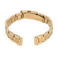 thumbnail image 3 of Quick Release Stainless Steel Watch Band - Double Lock Buckle Strap Gold For Men And Women, 3 of 8