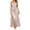 v#52Beige236, variant on Womens Dresses Solid Color Elegant Halter Thin Straps Side Slit Design Ankle-Length Waist Draping Sleeveless Square Neck A-Line Slim Fit Soft For Summer Beach Lounging Cozy Dress,Green,Xxl