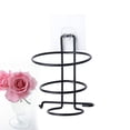 thumbnail image 2 of Soporte para secador de pelo de pared, soporte para secador de pelo, accesorios de baño (negro), 2 of 7