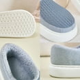 thumbnail image 4 of CHICVOMEY Women's Plush Fleece House Slippers Non-Slip Indoor Outdoor Memory Foam Slip-Ons Cozy Warm Machine Washable, 4 of 6
