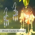 thumbnail image 6 of XATENJE Dream Catcher Earrings 925 Sterling Silver Dreamcatcher Dangle Earrings Dream Catcher Jewelry Gifts for Women, 6 of 6