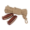 thumbnail image 2 of Cuerda para acampar hebilla de madera Cuerda reflectante para acampar de alta resistencia multifunción para dosel para exteriores, 2 of 8