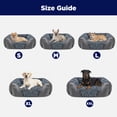 thumbnail image 3 of Siooko Dog Beds for Small Dogs, Soft Puppy Bed, Cozy Rectangle Pet Beds, Machine Washable Dog Couch Bed, Cat Beds with Anti Slip Bottom, Gray, 20"×19"×6", 3 of 11
