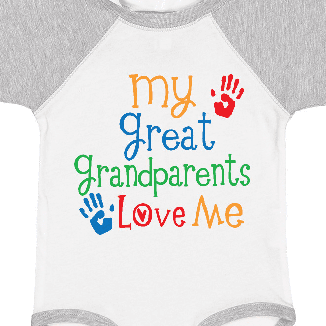 Inktastic My Great Grandparents Love Me Boys or Girls Baby Bodysuit