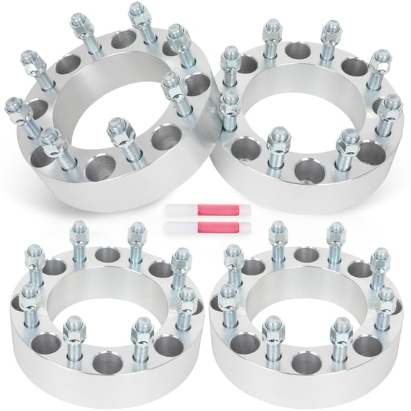 ECCPP fit for 2003-2022 for Ford F-250 Super Duty 8x170 to 8x6.5 Wheel Spacers Adapters Lug Centric 2" 8 Lug 14x1.5 126mm hub bore