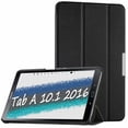 thumbnail image 1 of Suitable For Samsung Galaxy Tab A 10.1 Case, Samsung Galaxy Tab A6 10.1 Inch T580 / T585 Protective Cover Pu Leather Case - With Automatic Sleep Function And Stand Function (Black), 1 of 7