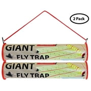 W4W Giant Sticky Fly Trap Roll - MAX Strength - Outdoor/Indoor - Non Toxic - for Flies and Other Bugs