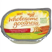 Meow Mix: Chicken & Beef Entree In A Savory Sauce Wholesome Goodness Cat Food, 2.75 oz