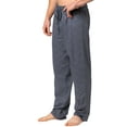 thumbnail image 2 of Hanes Men's Sleepwear 100% Cotton Pjs X-Temp Jersey Knit Pajama Pants - Grey (Medium), 2 of 4