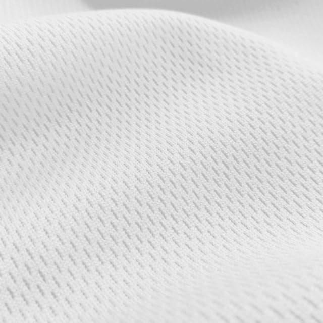Jersey de malla con hoyuelos de Fabric Pico Textiles, 2 yardas, color blanco