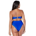 thumbnail image 2 of Swimsuits for All Valentine Ruched Bandeau High Waist Bikini Set, 2 of 6