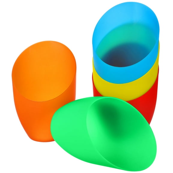 IMIKEYA 5Pcs Plastic Lampshades Assorted Colors Decorative Lamp Covers for Table and Floor Lamps