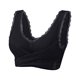 thumbnail image 1 of Sujetador deportivo inalámbrico con hebilla cruzada en la parte delantera y ajuste push up de encaje Chaleco de yoga para dormir Sujetador de espalda de belleza de talla grande, 1 of 5