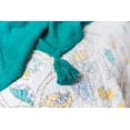 thumbnail image 2 of 50" x 60" Devin Lagoon Woven Tassled Throw Blanket, 2 of 6