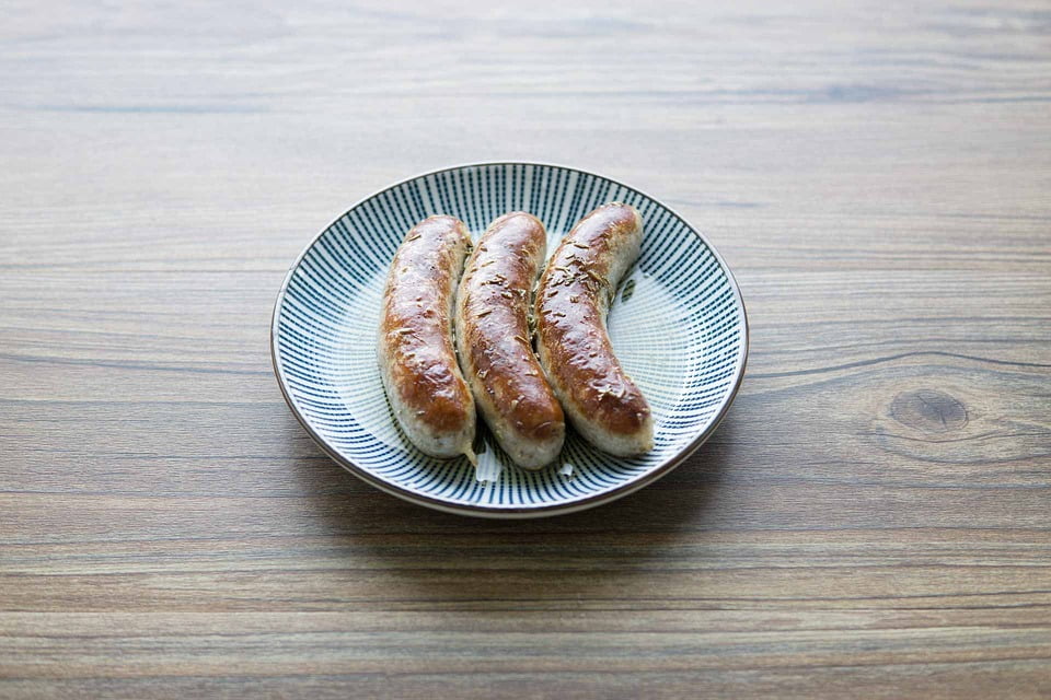 German Fried Sausage German Sausage Fried Sausage20 Inch By 30 Inch