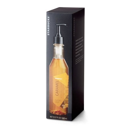 caramel syrup for coffee with pump