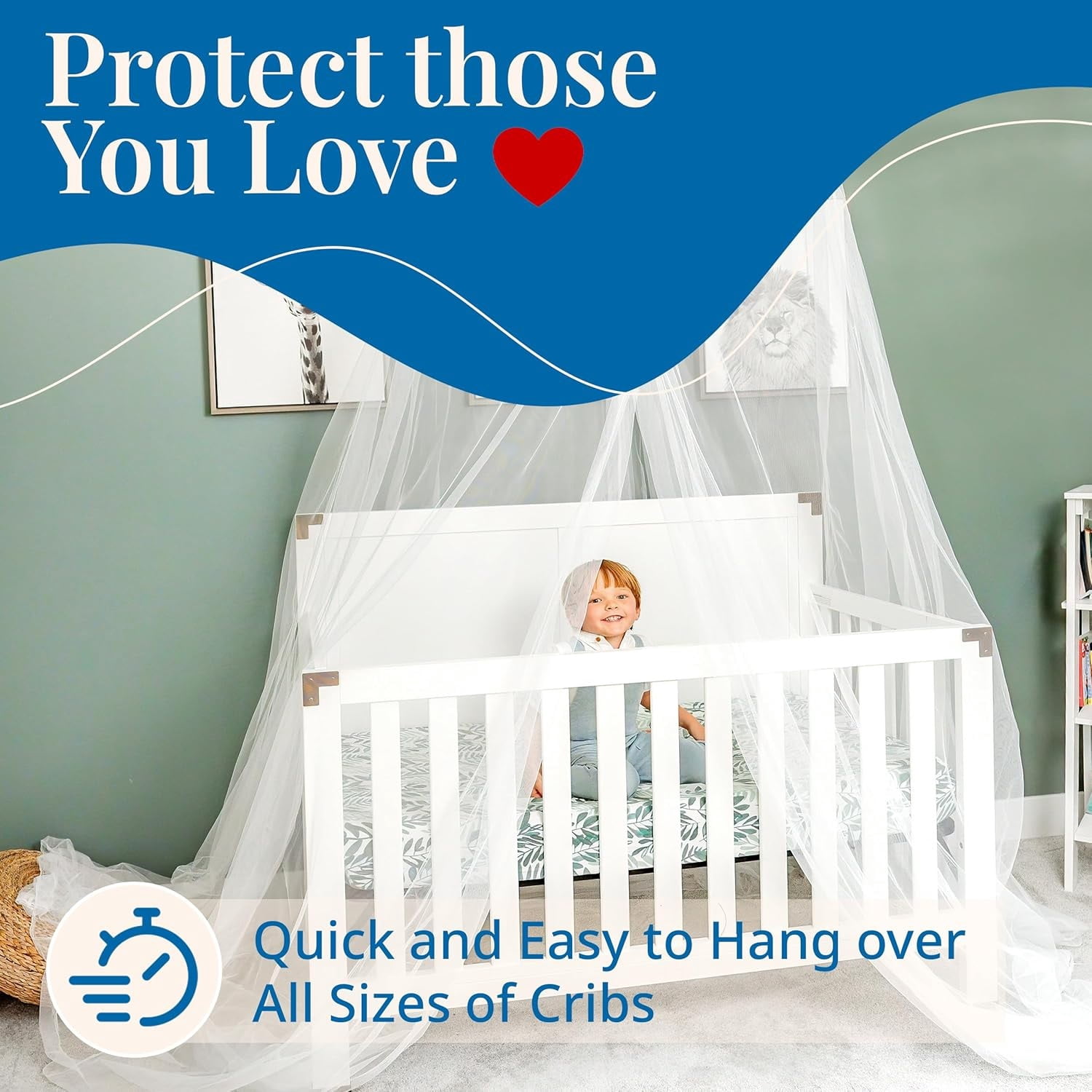 Mosquito Netting for Bed, Extra Large Mosquito Net,Bug Net for Camping, Crib Canopy