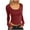 Wine, variant on Womens Scoop Neck Crop Tops Slim Fit Long Sleeve Ribbed Knit T-Shirts Solid Y2k Casual Going Out Fall Clothes (XL, Wine)