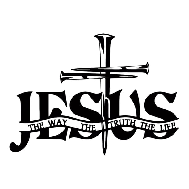 Decoración de Pared Cruz de Jesús Arte Metálico Religioso Motivacional Fácil de Colgar Artística para Ambientes Modernos Adecuada para Regalo