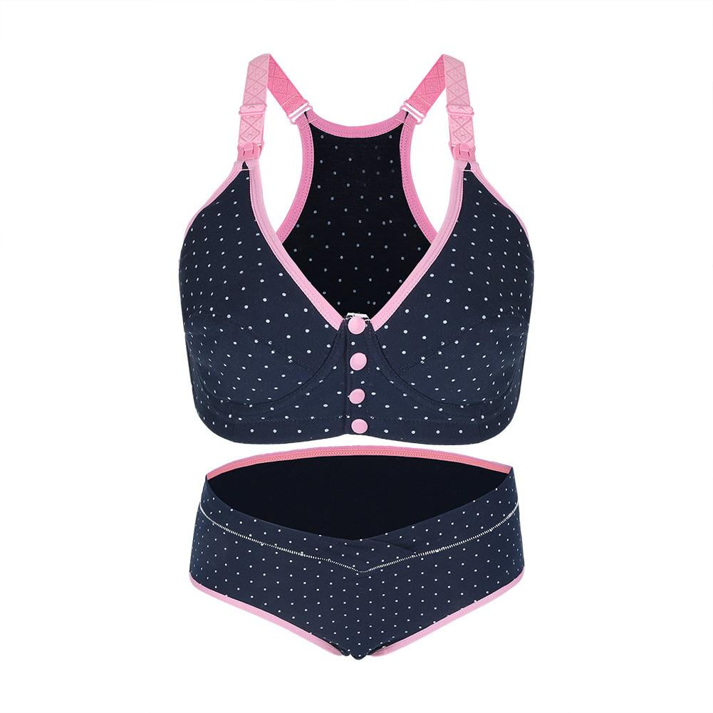 Mgaxyff Mgaxyff Maternity Underwear Bra Set, Nursing Bra Panties