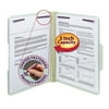 Smead SafeSHIELD® Fastener Folders Gray/Green 25/BX Letter (14944)
