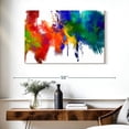 thumbnail image 3 of Elephant Stock Abstract Paint Splash Wall Art - Horizontal Canvas Wall Art - Living Room Wall Decor - Abstract Canvas - Brown And Green Decor - 39" x 26", 3 of 8