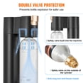 thumbnail image 5 of Sparkling Water Maker, Soda Maker Machine for Home Carbonating, Seltzer Water Starter Kit with 2 BPA-free 1L PET Bottles, CO2 Cylinder, Compatible with Mainstream Screw-in 60L CO2 Cylinder, 5 of 6