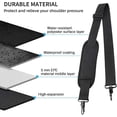 thumbnail image 5 of Shoulder Straps for Bags, 52" Adjustable Replacement Shoulder Strap for Laptop Bag, Universal Comfortable Computer Bag Belt with Metal Hooks for Crossbody Briefcase Duffel Messenger Bag Case, Black, 5 of 5