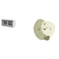 thumbnail image 1 of Reloj con giro automático,Reloj giratorio automático con pantalla grande para hotel,casa y oficina,Reloj de escritorio plegable para dormitorio,sala de estar,reloj silencioso,Reloj de, 1 of 8