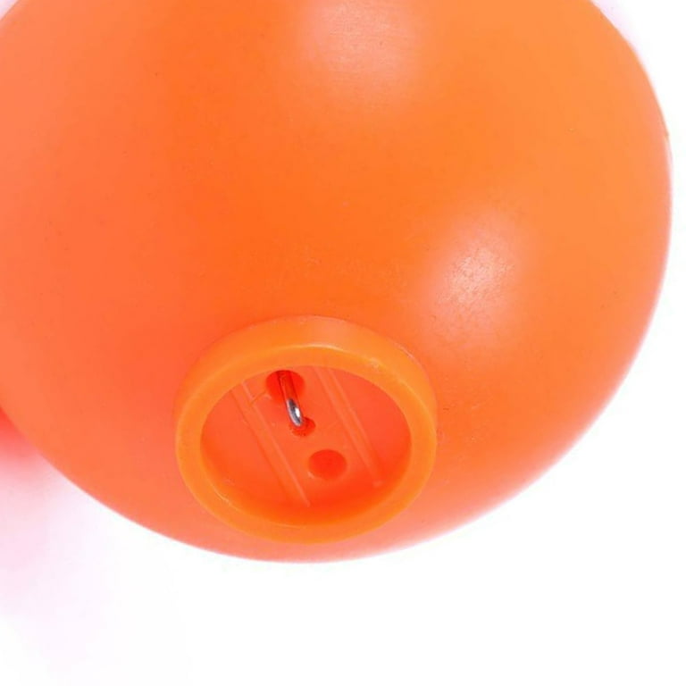 50Pcs Fishing Plastic Snapon Floats Pear Shaped Orange/Yellow Bulk
