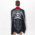 thumbnail image 2 of Pirate Costume Set Creative Dress up Set Pirate Cloak with Hat & Eye Patch, 2 of 5