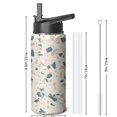 thumbnail image 4 of Camouflage Insulated Stainless Steel Water Bottle with Straw & Cleaning Brush – 18 Oz | Leakproof, BPA-Free, 304 Stainless Steel, Wide Mouth, Travel Mug for Car, Gym, Office, 4 of 5