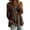 Coffee, variant on BUIGTTKLOP Women Tank Tops Sleeveless Crew Neck Pleat Flowy Shirts Ruffle Hem Summer Fashion Tunic Top