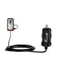Gomadic Intelligent Compact Car / Auto DC Charger suitable for the Toshiba Camileo BW10 Waterproof HD Camcorder - 2A / 10W power at half the size. Use