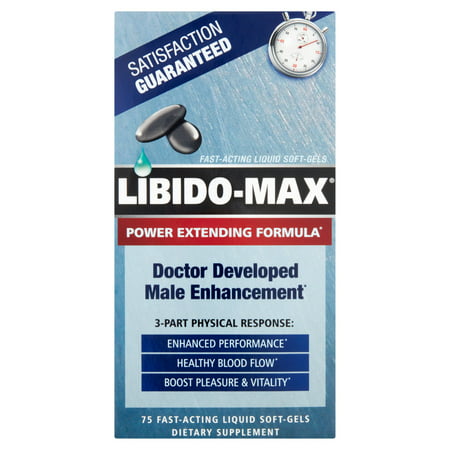 Libido-Max Complément alimentaire 2-partie mâle Libido Formula - 75 ct