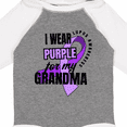 thumbnail image 4 of Inktastic I Wear Purple for My Grandma Lupus Awareness Boys or Girls Long Sleeve Baby Bodysuit, 4 of 5
