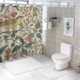 thumbnail image 7 of JEUXUS Durable and Washable Cute Owl Decorative Owl Lovers Shower Curtain Multiple Sizes White, 7 of 7