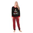 thumbnail image 2 of Hirigin Family Christmas Pajamas Matching Sets Santa Letter Long Sleeve Round Neck Tops/Romper Plaid Print Trousers, 2 of 4